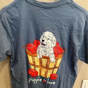 Puppie Love Fall Apple Women’s Short Sleeve Tee, size Medium
